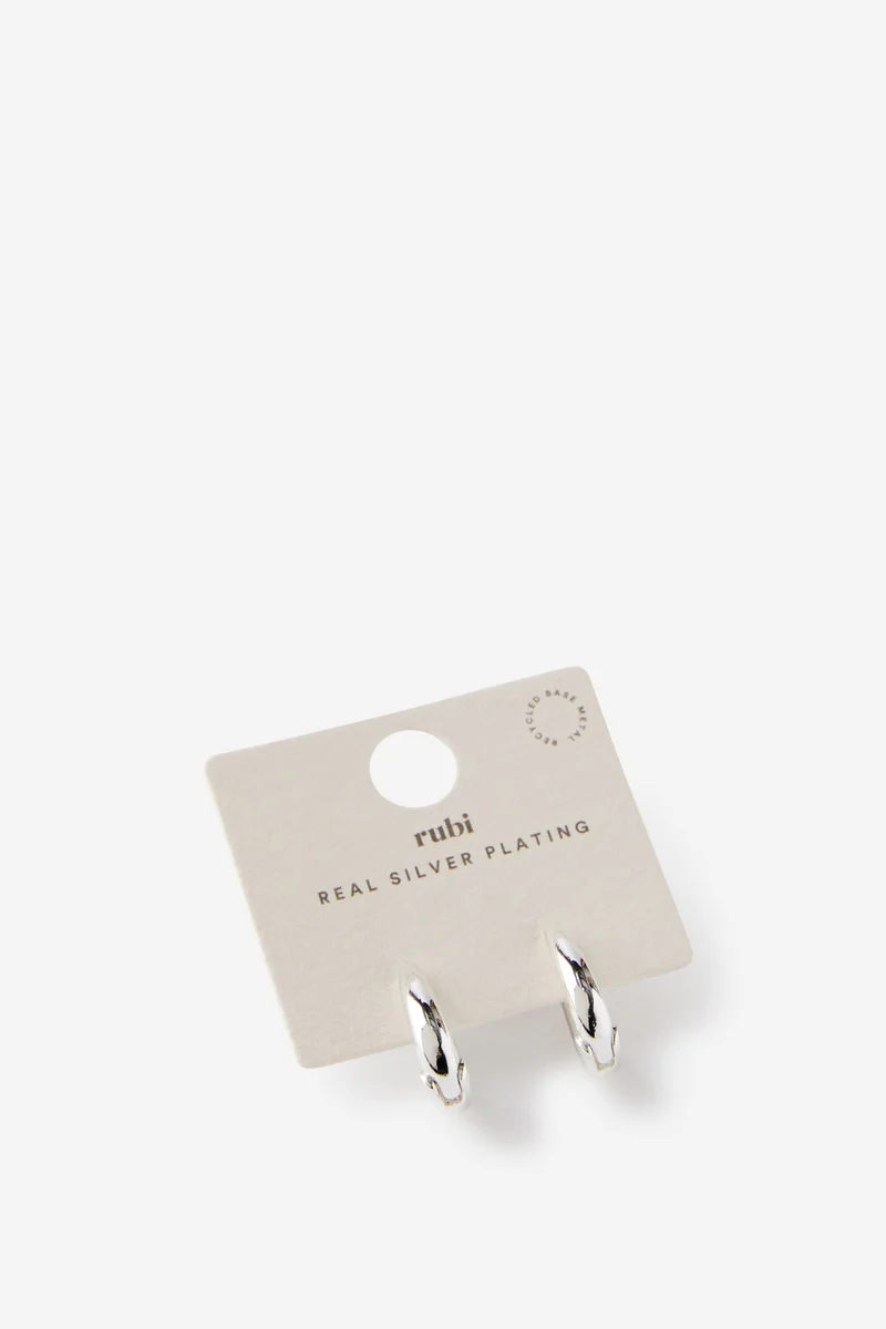 روبي Mid Hoop Earring